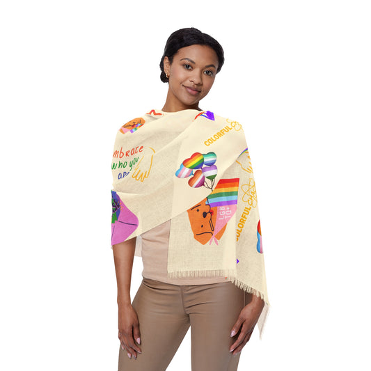 Rainbow Embrace Light Scarf