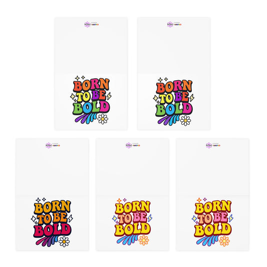 Born to be Bold Multi-Design Greeting Cards (5-Pack)