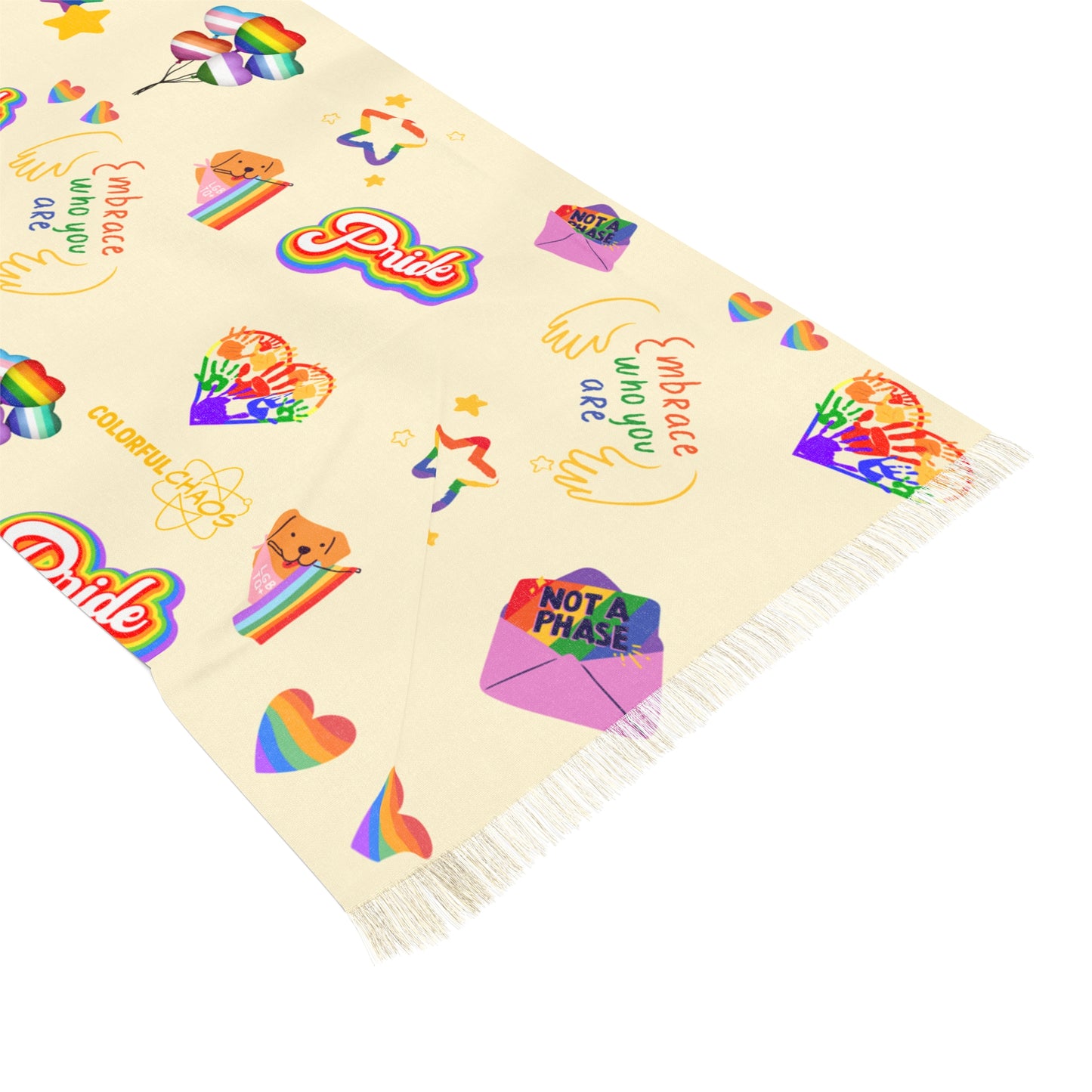 Rainbow Embrace Light Scarf