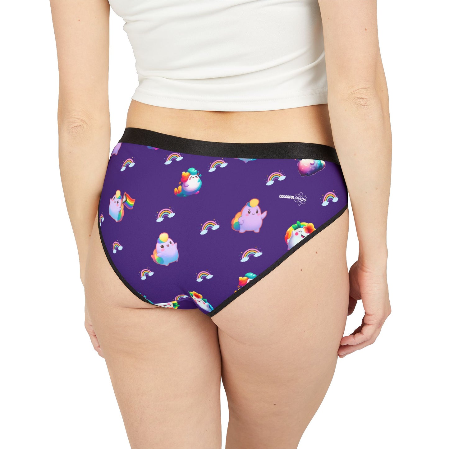 Rainbow Puffs Deep Purple Women's Underwear