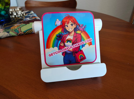 Chroma and Friends Colorful Chaos Sticker