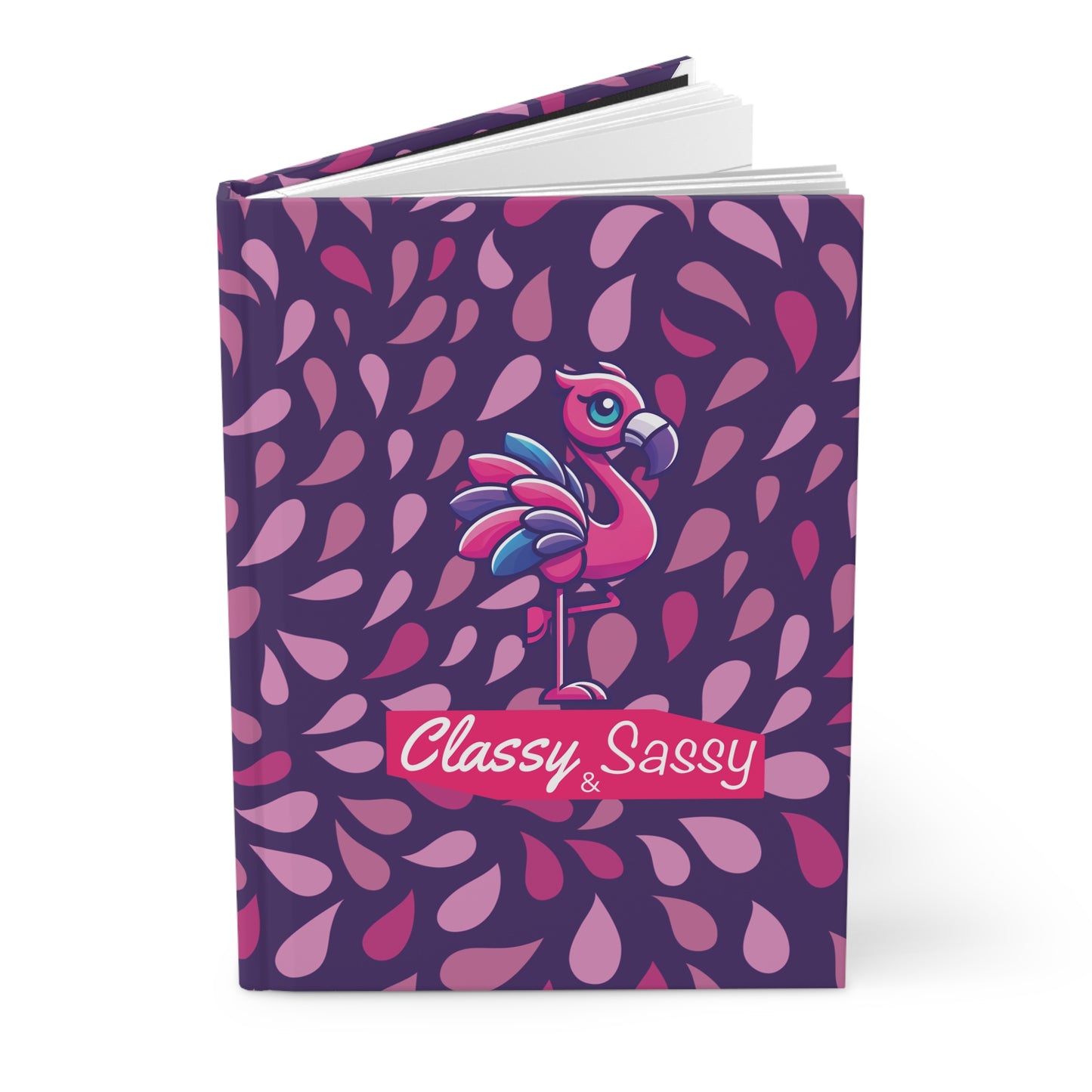 Classy & Sassy Franny Flamingo Hardcover Journal