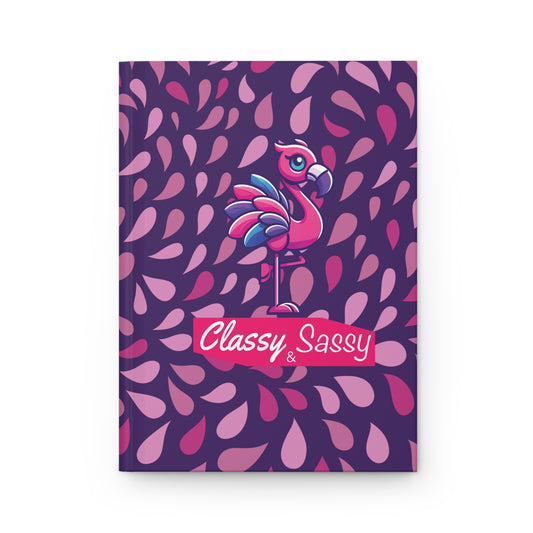 Classy & Sassy Franny Flamingo Hardcover Journal