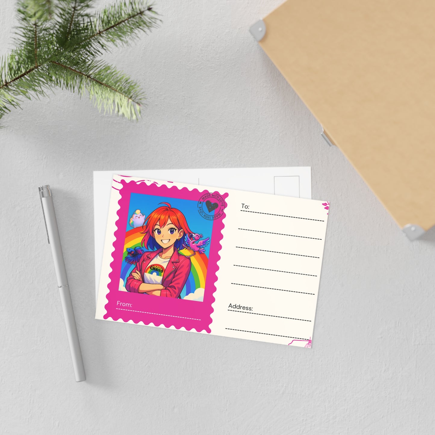 Chroma and Friends  Illustrated Postcards