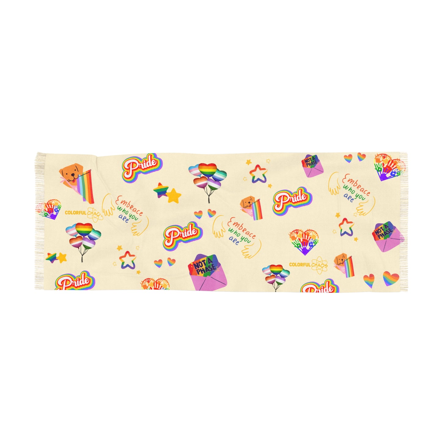 Rainbow Embrace Light Scarf