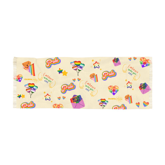 Rainbow Embrace Light Scarf