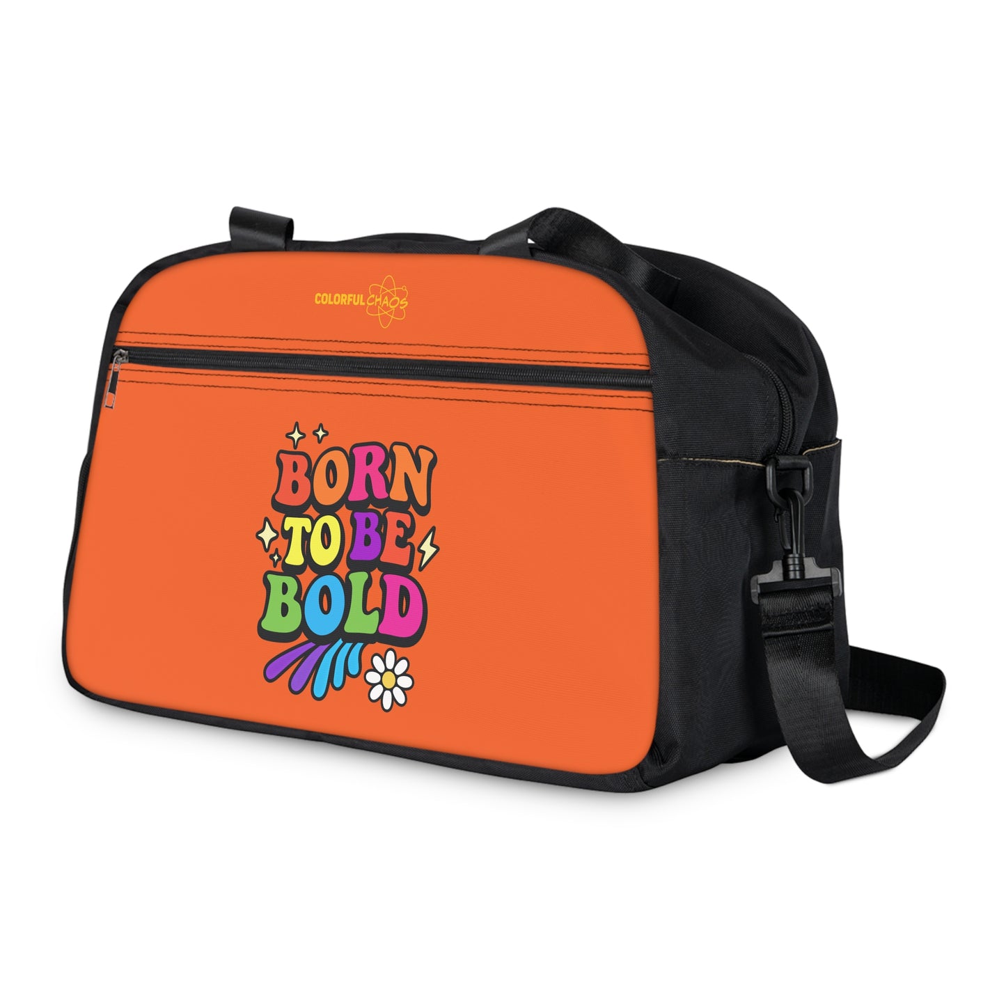 Born to be Bold Retro Fitness Handbag