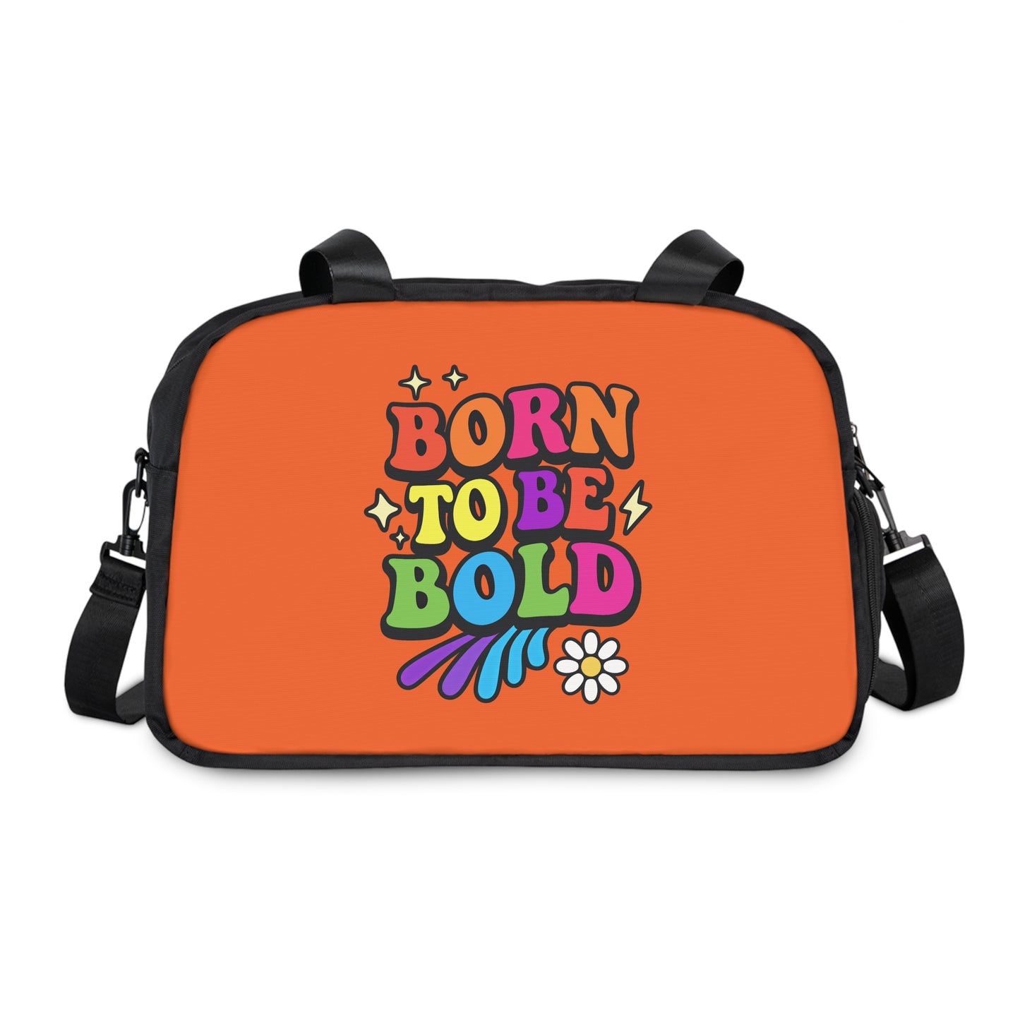 Born to be Bold Retro Fitness Handbag