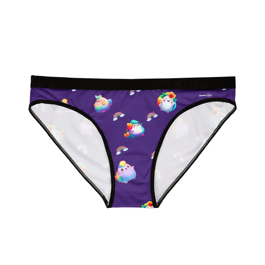 Rainbow Puffs Deep Purple Women's Underwear