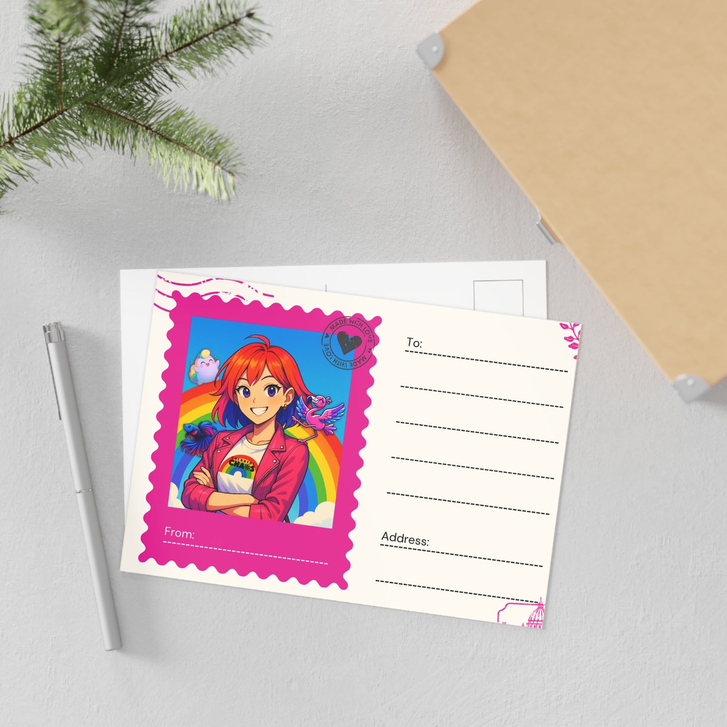 Chroma and Friends  Illustrated Postcards