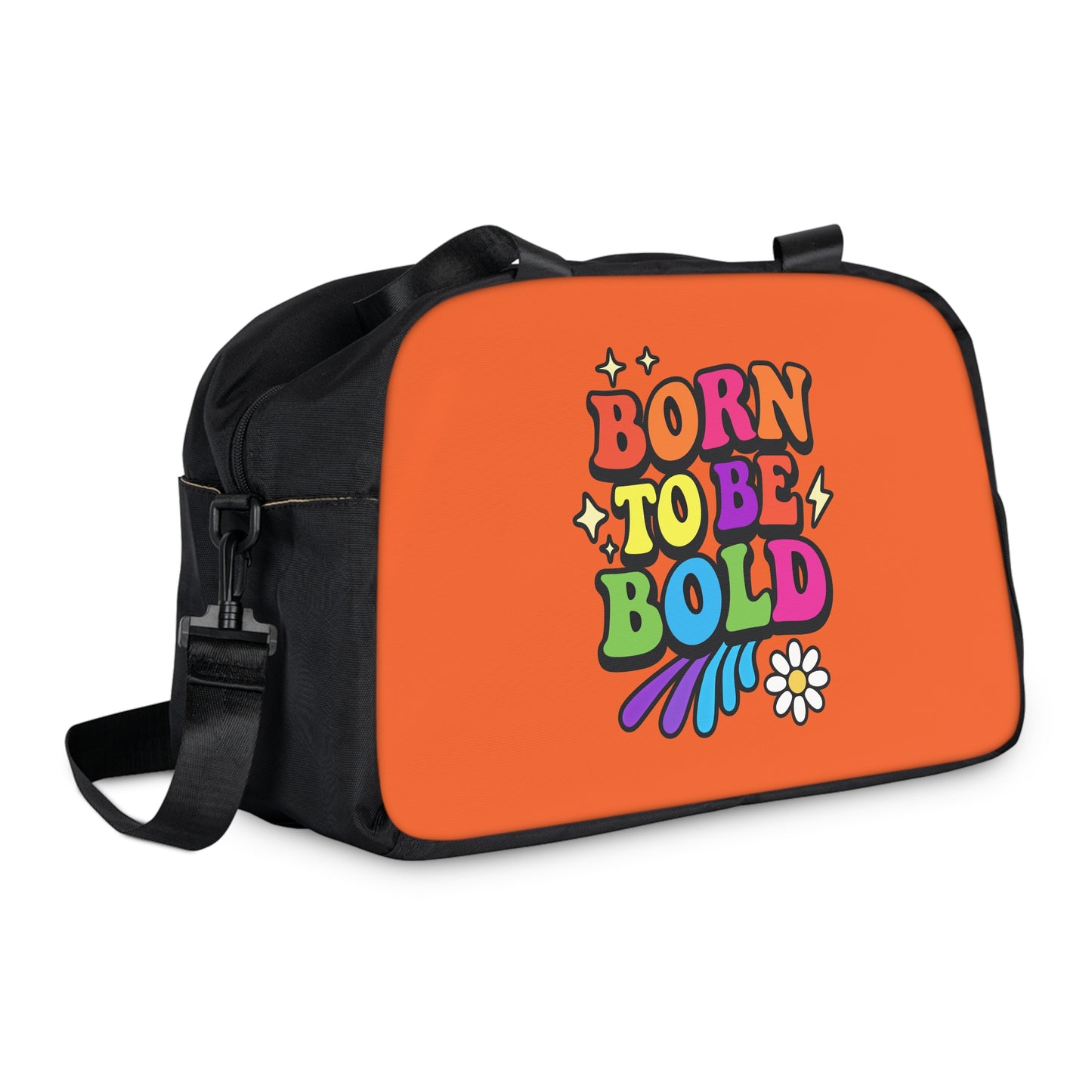 Born to be Bold Retro Fitness Handbag
