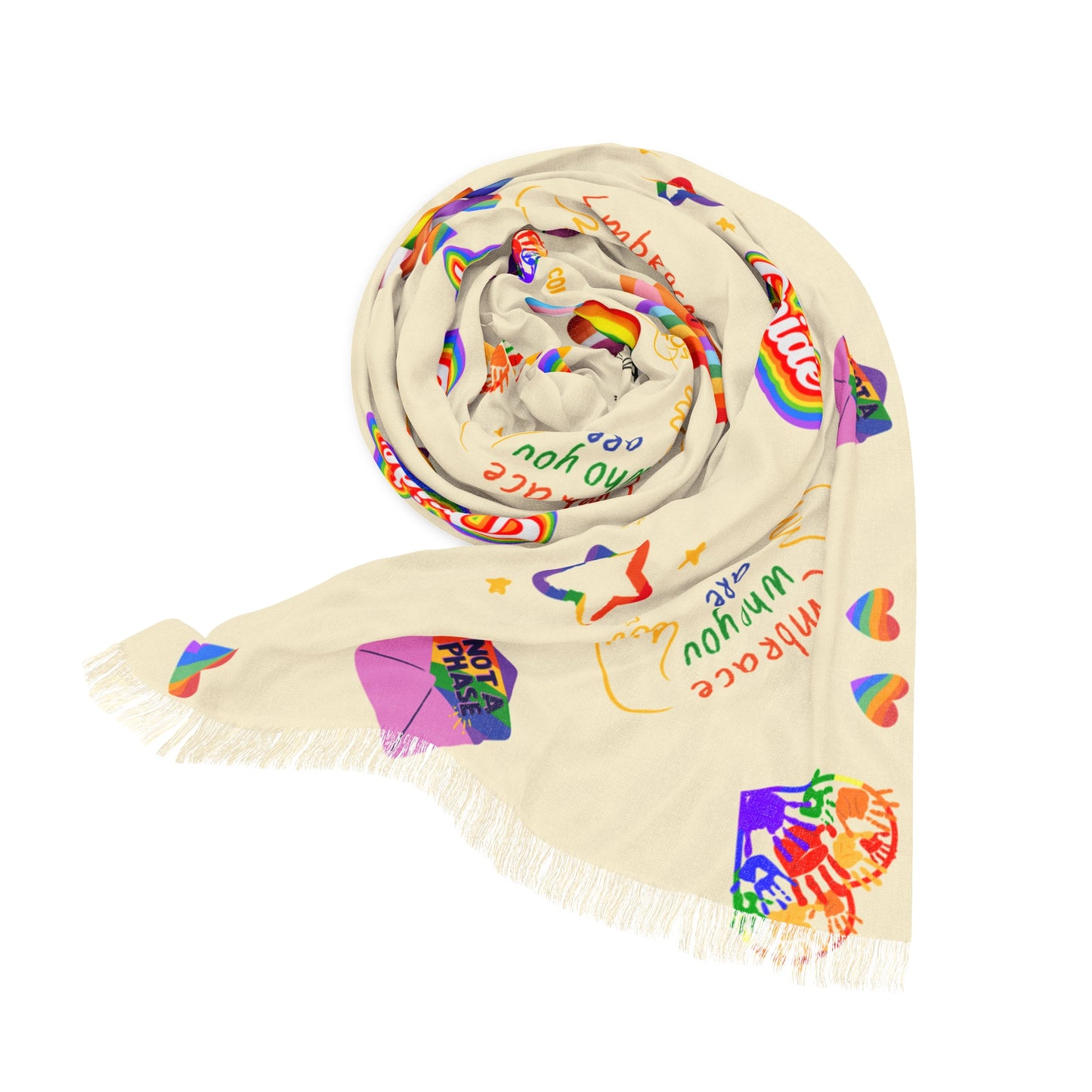 Rainbow Embrace Light Scarf