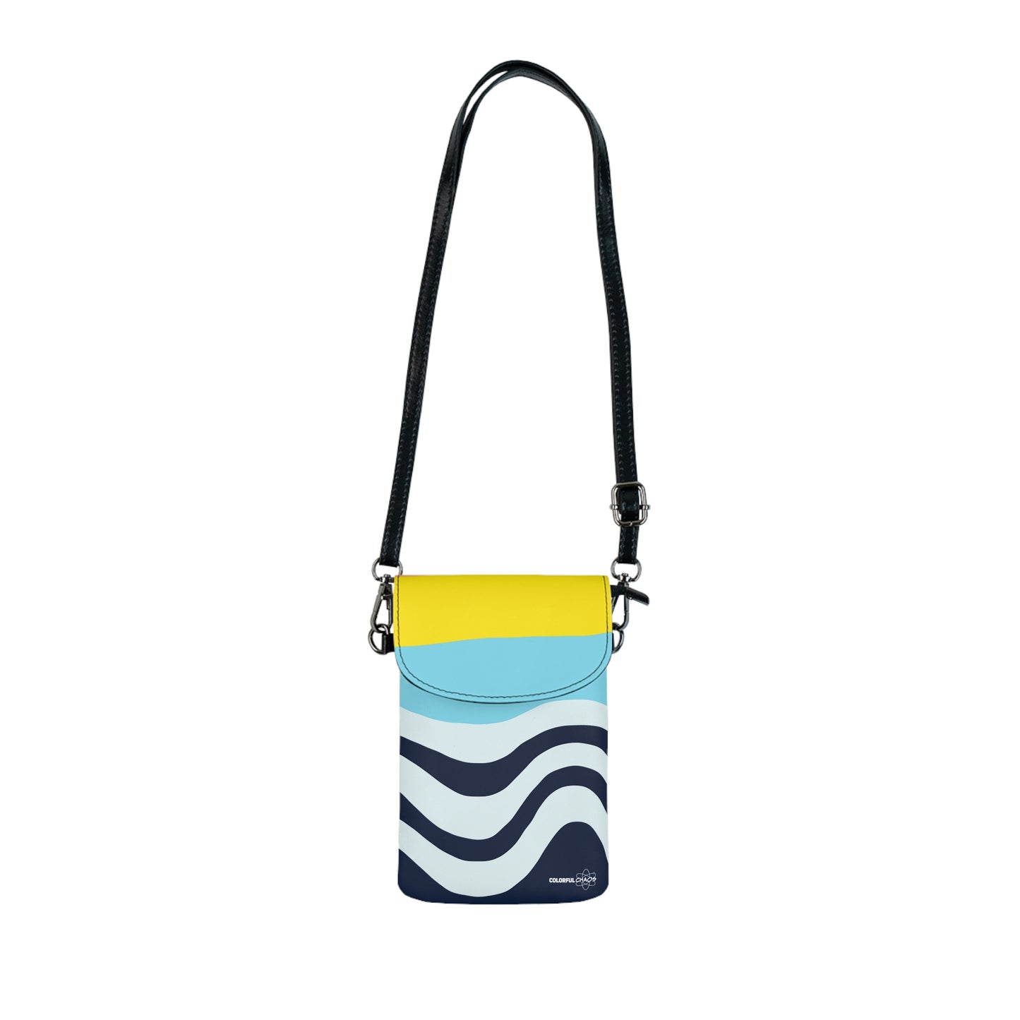 Colorful Chaos Classic Trendy Small Cell Phone Wallet