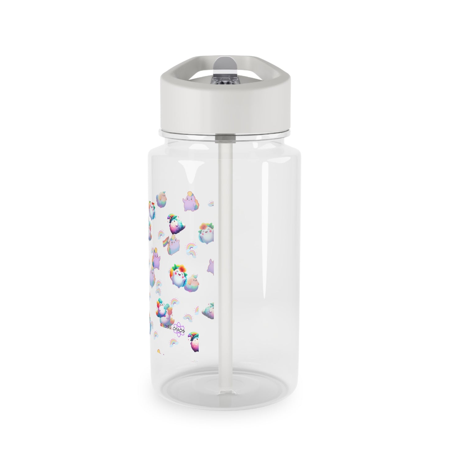 Rainbow Puffs Tritan Kids Water Bottle