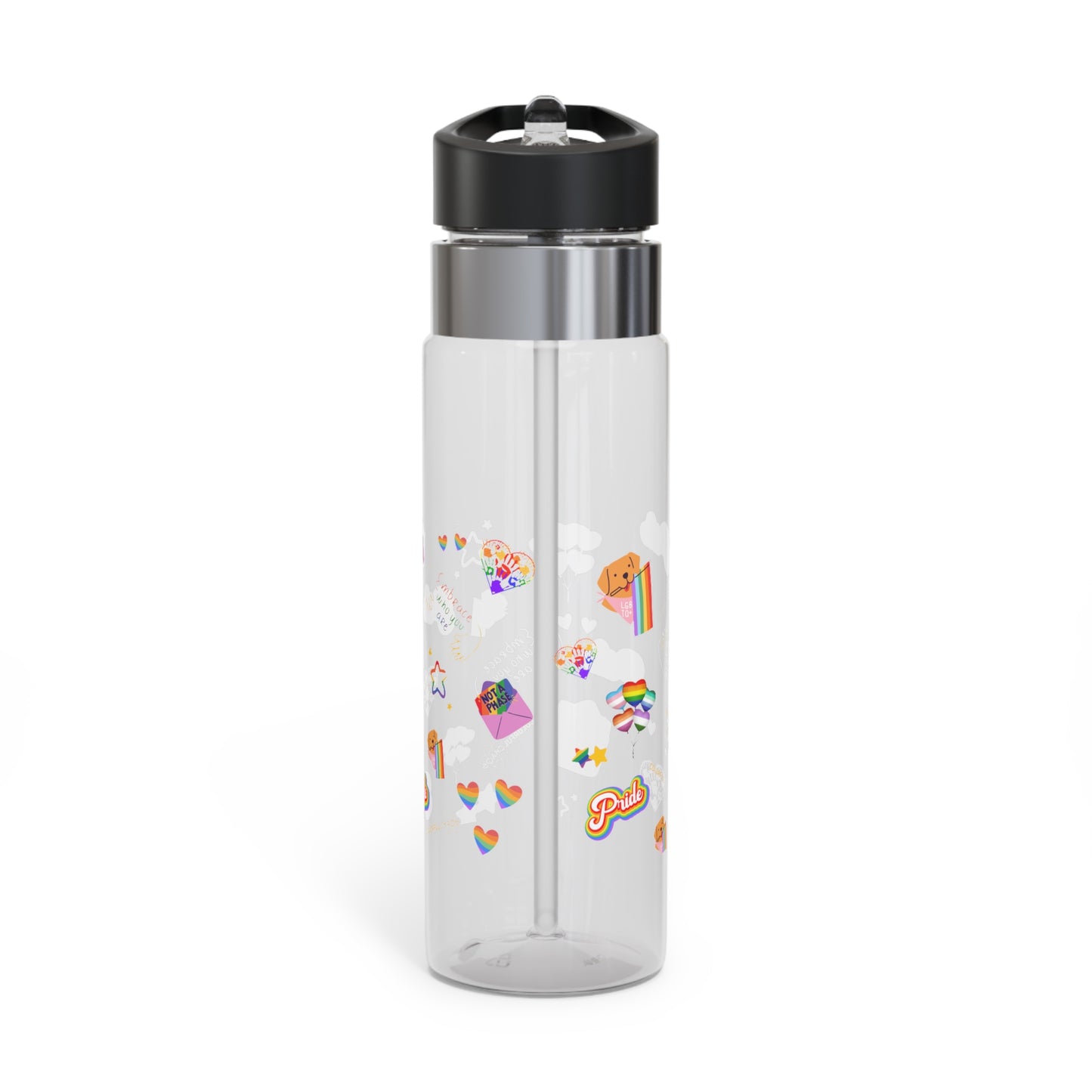 Rainbow Pride Embrace Sport Bottle, Eco-Friendly Water Bottle