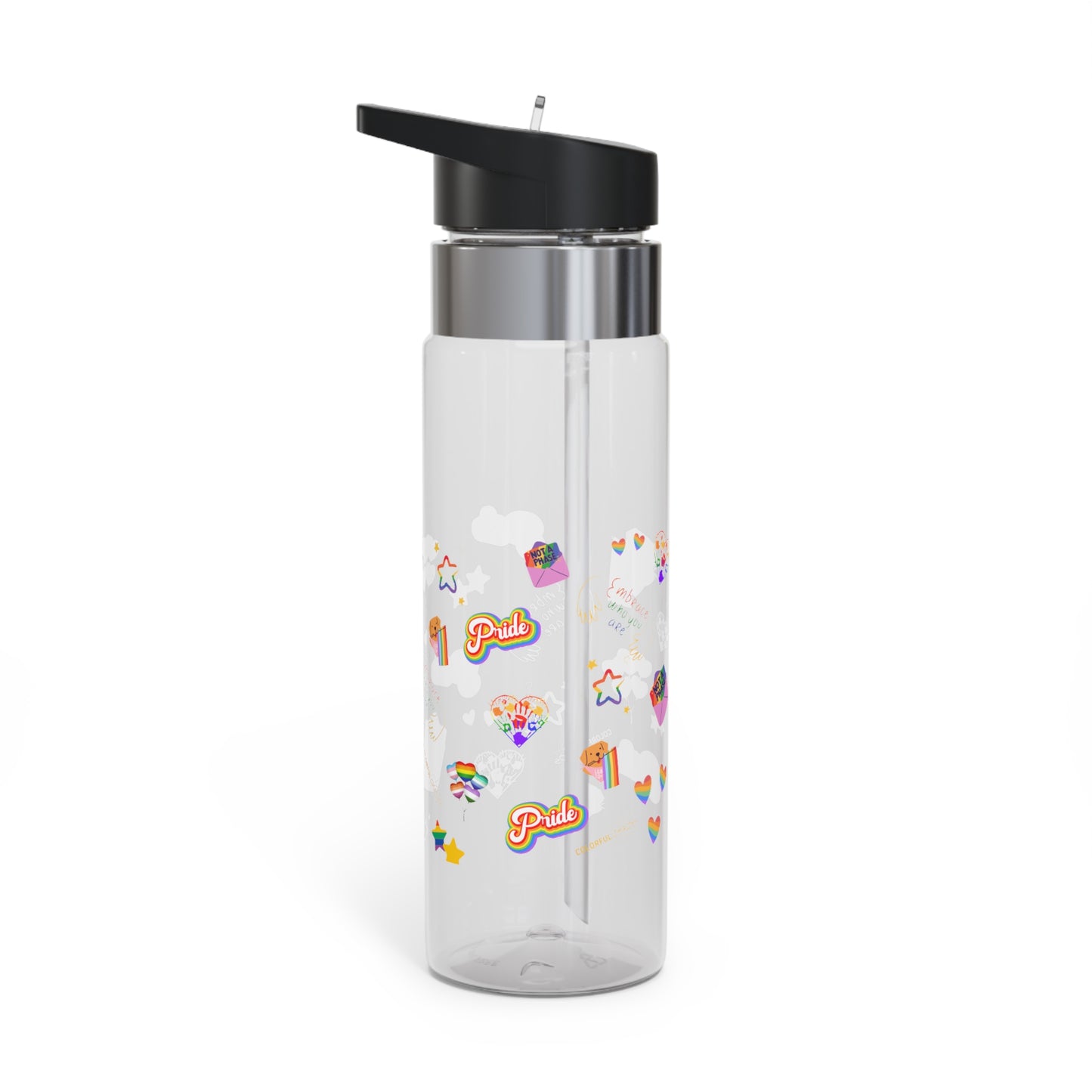 Rainbow Pride Embrace Sport Bottle, Eco-Friendly Water Bottle