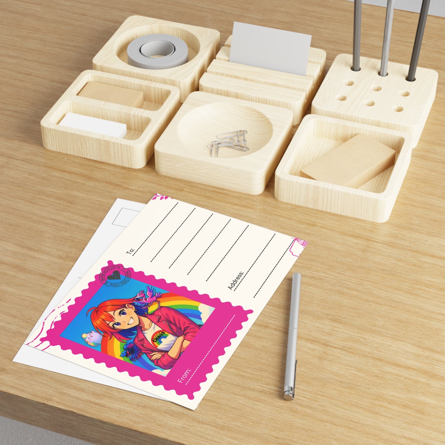 Chroma and Friends  Illustrated Postcards