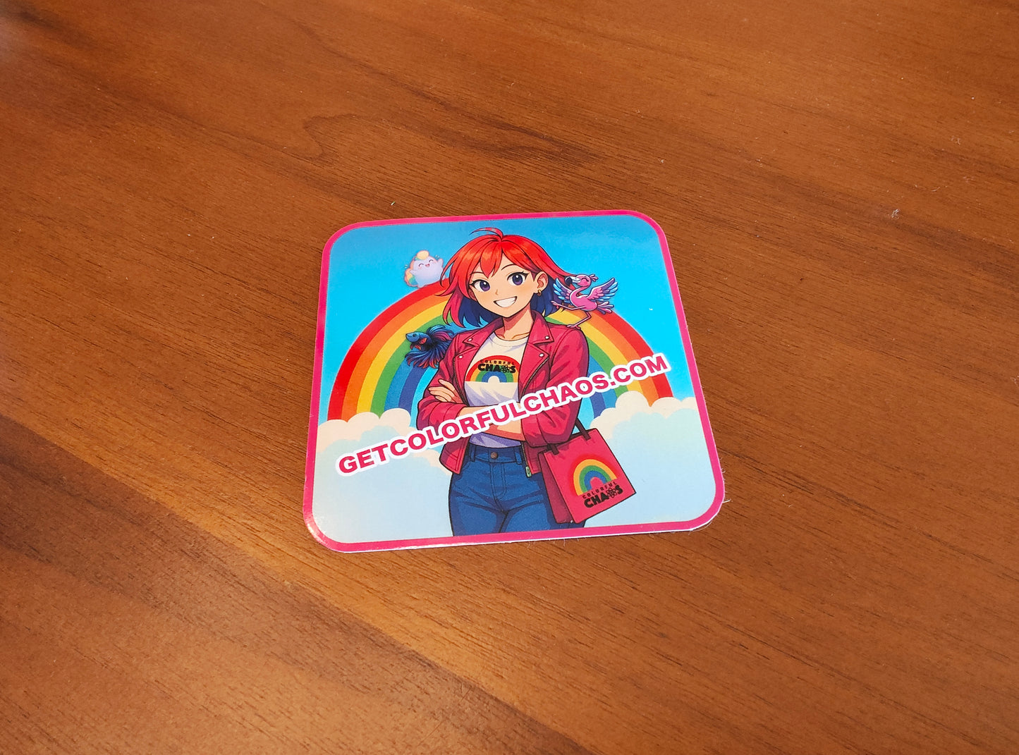 Chroma and Friends Colorful Chaos Sticker
