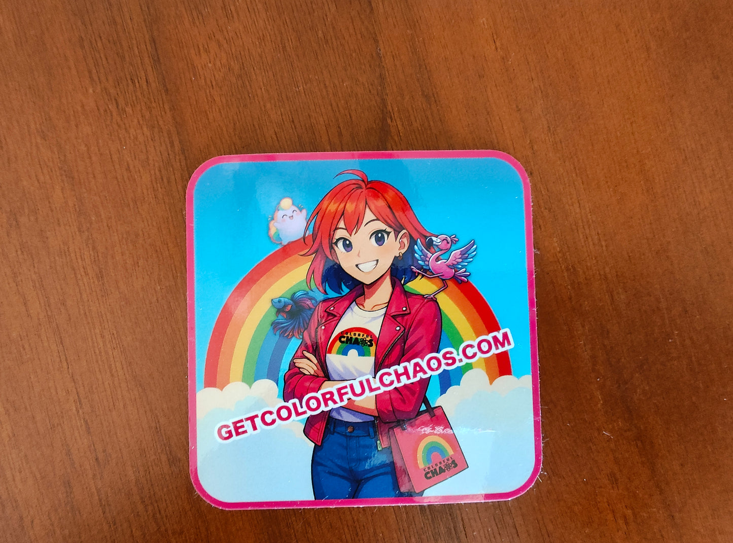 Chroma and Friends Colorful Chaos Sticker
