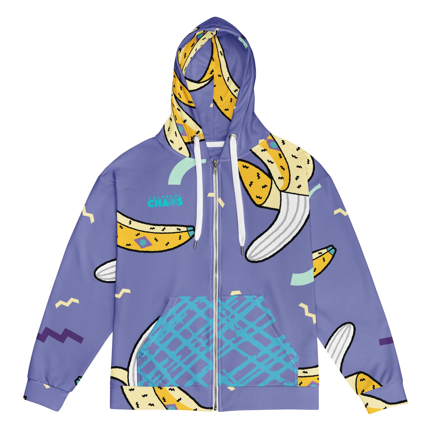 Banana Unisex Zip Hoodie