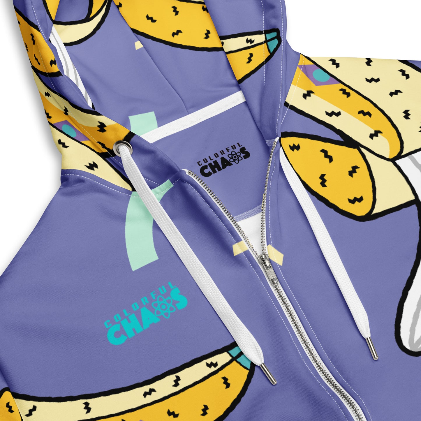 Banana Unisex Zip Hoodie